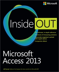 Microsoft Access 2013 Inside Out | Microsoft Press